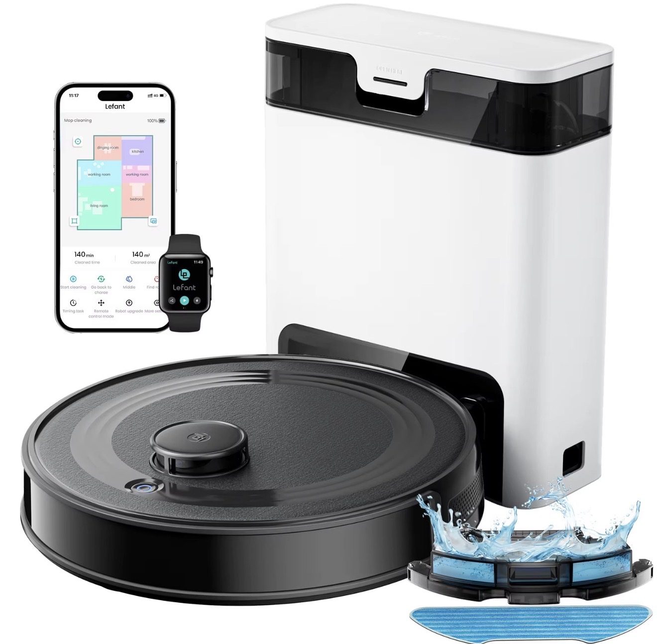 Lefant M2S Pro robot vacuum cleaner