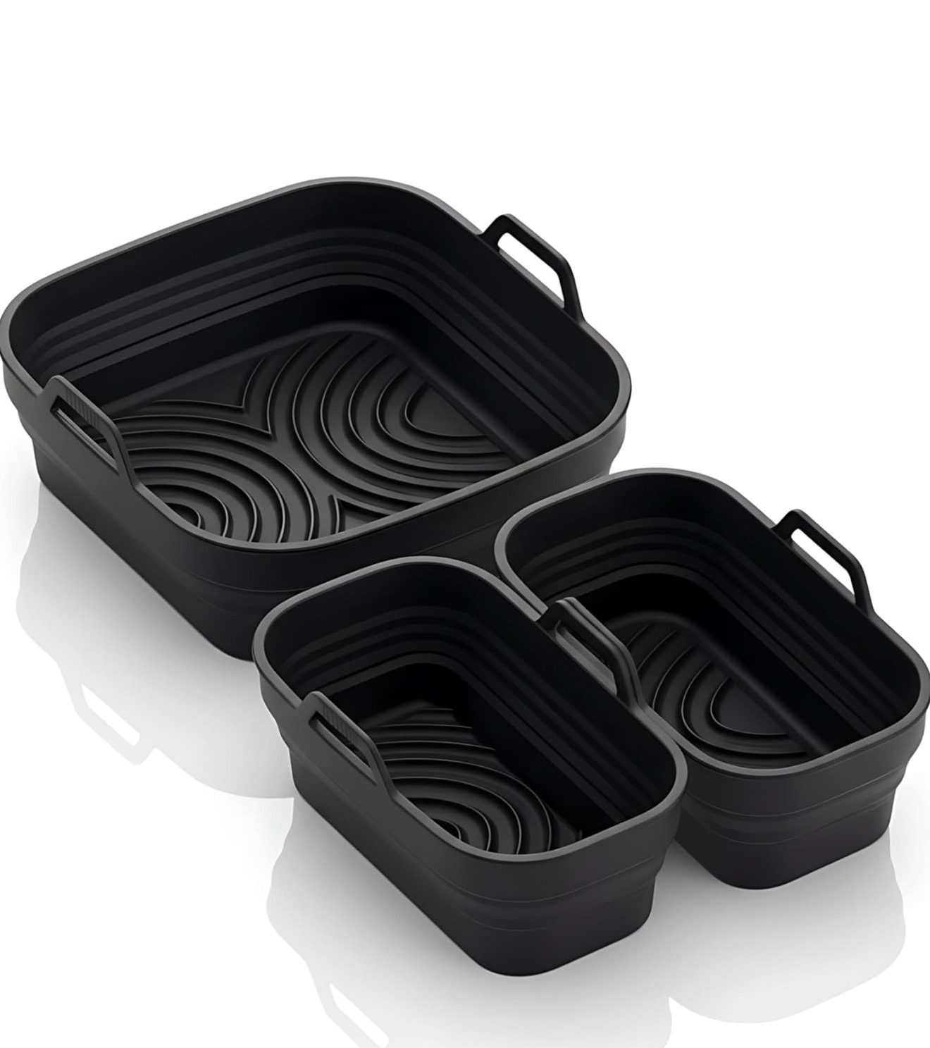 FRITTI 3 silicone molds for air fryer, 21 × 21 cm and 21 × 10 cm