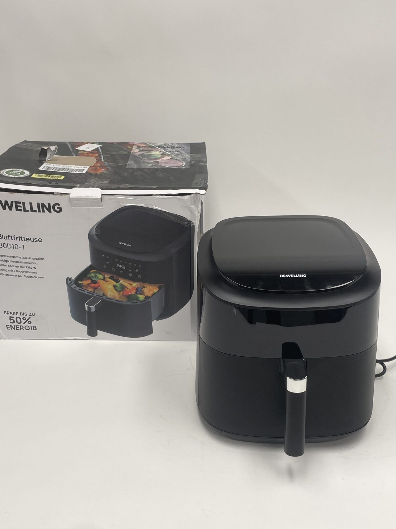 Dewelling XXL karšto oro gruzdintuvė 9 l, 2350 W
