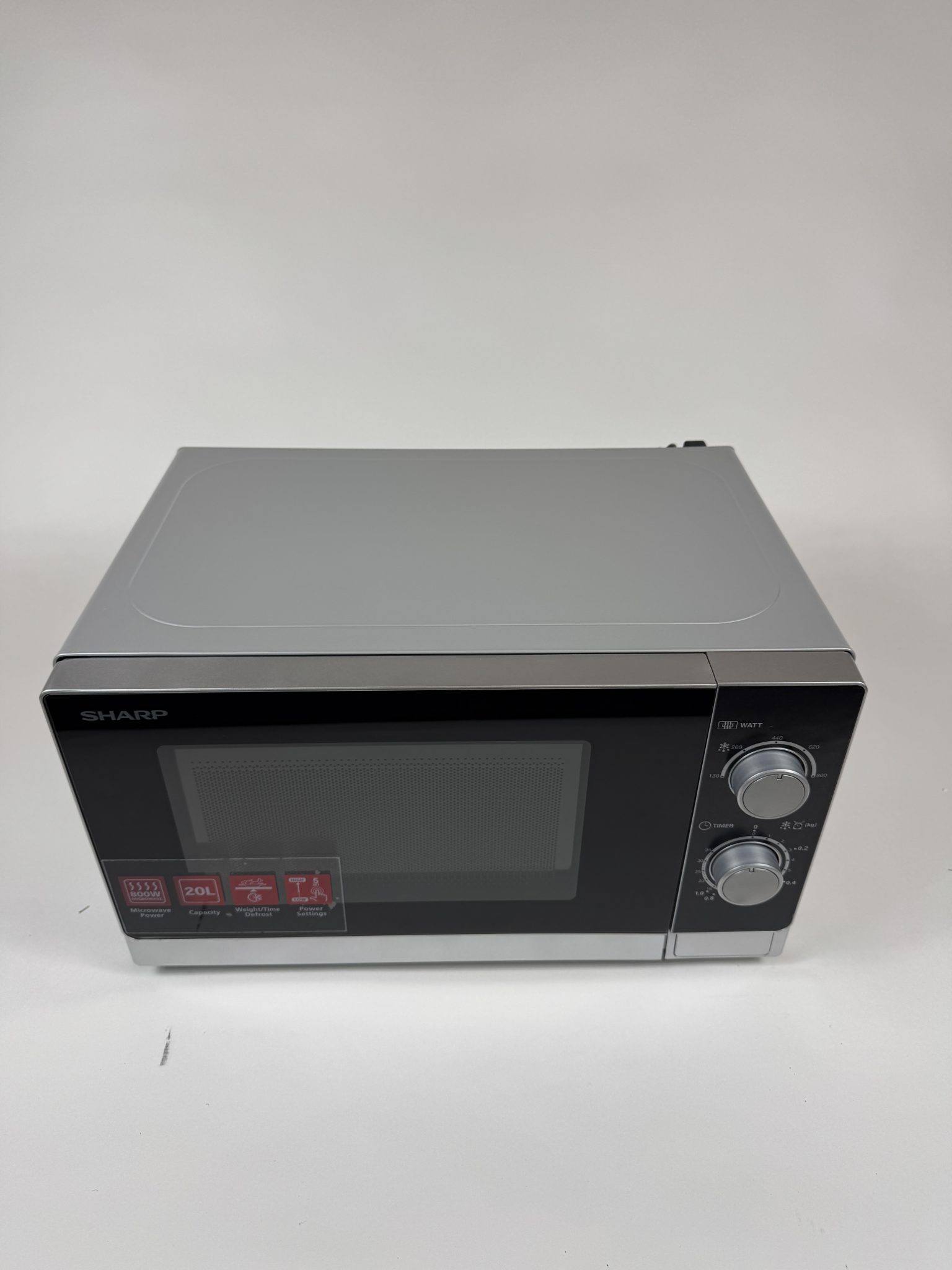 Sharp R200INW 800W mikrobangų krosnelė