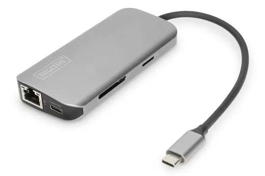 DIGITUS DA-70884 USB-C hub 8 ports