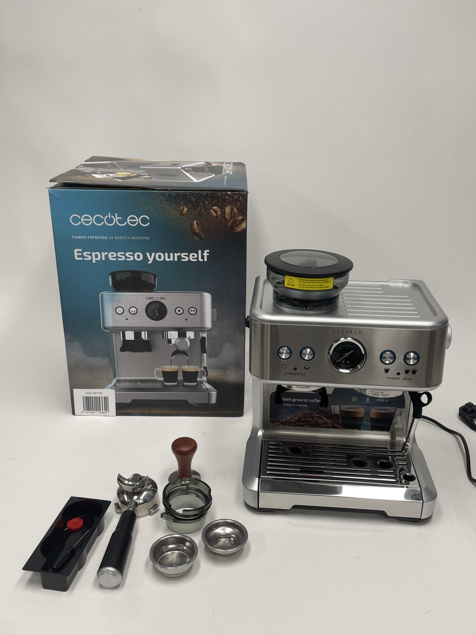 CECOTEC Power Espresso 20 Barista Maestro espresso kavos aparatas