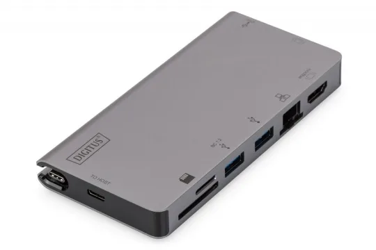 DIGITUS DA-70877, 8-port USB-C docking station