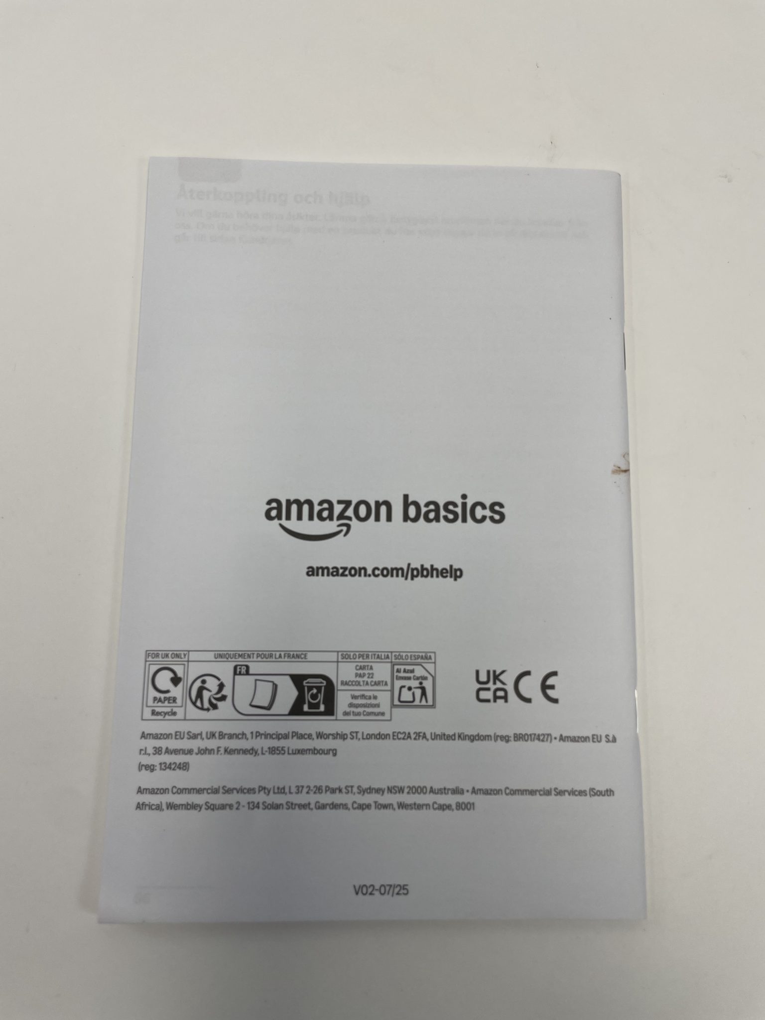 Amazon Basics rankinis plaktuvas
