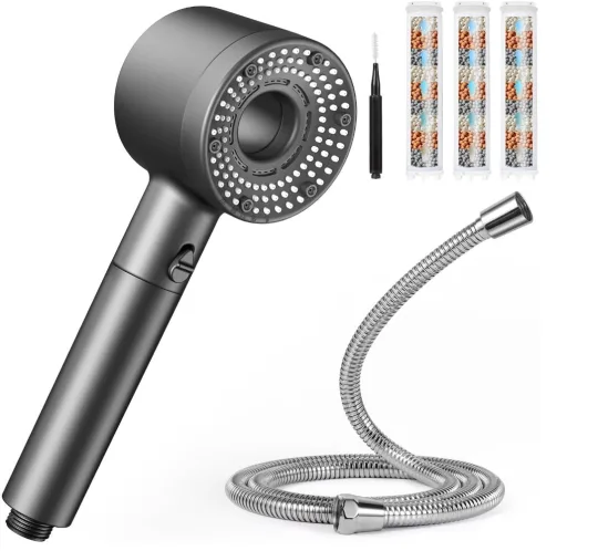 Blendura shower head with 1.5 m hose and 3 filters